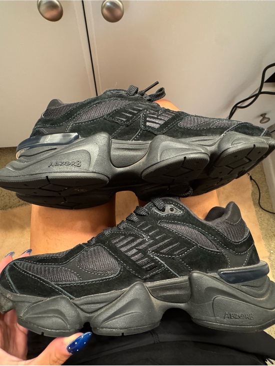 New Balance Shoes - All-Black Women’s Athletic Sneakers with ABZORB Cushioning